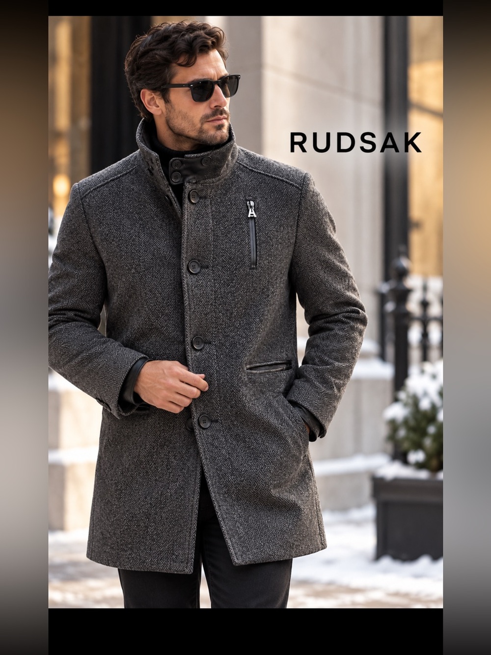 RUDSAK, the wool collared coat!
